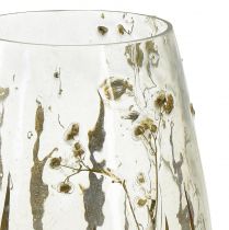 Artikel Lanterne glas gypsophila dekor Ø10,5cm H13cm 2stk