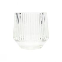Artikel Fyrfadsstage glaslanterner klar H7,5cm Ø8cm 6 stk