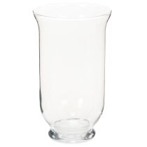 Artikel Glaslysestage/vase til stemningsfuld indretning med klassisk elegance, 25 cm