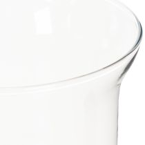 Artikel Glaslysestage/vase til stemningsfuld indretning med klassisk elegance, 25 cm