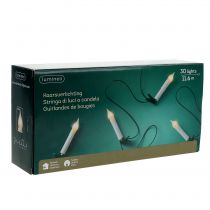 Artikel Vindstød lyskæde mat til indersiden af 30'erne 11,6m