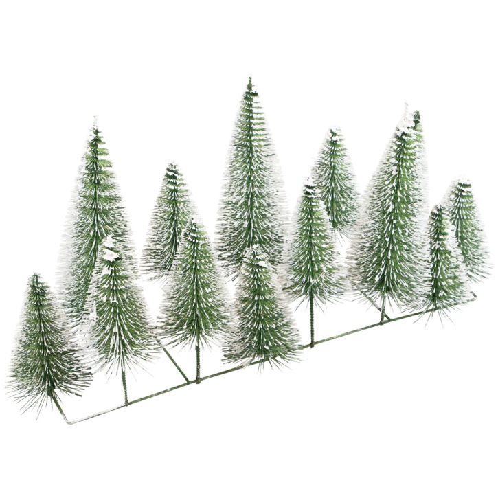 Vinter skov dekoration vinter dekoration bord dekoration jul 46×15cm