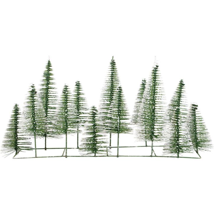 Vinter skov dekoration vinter dekoration bord dekoration jul 46×15cm