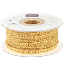 Artikel Uldtråd med trådfiltsnor glimmergul bronze Ø5mm 33m