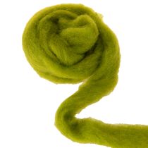 Artikel Uldvæge Blød filtet uld til dekorative designs og sæsonbestemte arrangementer 2m Grøn