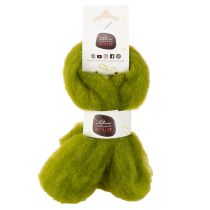 Artikel Uldvæge Blød filtet uld til dekorative designs og sæsonbestemte arrangementer 2m Grøn