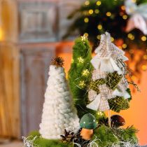 Artikel Uldvæge Blød filtet uld til dekorative designs og sæsonbestemte arrangementer 2m Grøn