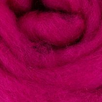 Artikel Uldvæge Blød filtet uld til dekorative designs og sæsonbestemte arrangementer 2m Pink