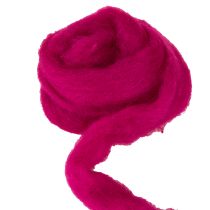 Artikel Uldvæge Blød filtet uld til dekorative designs og sæsonbestemte arrangementer 2m Pink