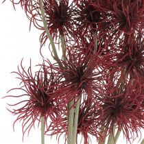 Artikel Xanthium kunstig blomst efterårsdekoration rød 6 blomster 80cm 3stk