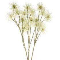 Artikel Xanthium kunstig blomstercreme efterårsdekoration 6 blomster 80cm 3stk