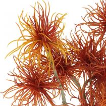 Artikel Xanthium kunstig blomst efterårsdekoration appelsin 6 blomster 80cm 3stk