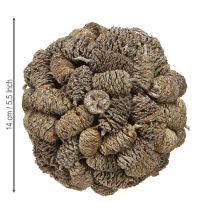 Artikel Keglekugle til ophængning af ellekogler hvidvasket 12 cm