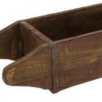 Artikel Vintage trækasse planter mursten form træ 42×14,5cm