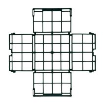 Artikel Murstensgitter 1/2 260mm x 260mm x 75mm flad 20 stk.