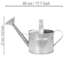 Artikel Vintage vandkande i zink, 27 cm - plantekasse til have og terrasse, metalblomsterpotte