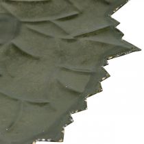 Artikel Dekorative efterårsblade i metal dekorativ skål Ø33/40 cm sæt med 2 stk