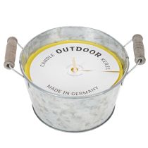 Artikel Citronella udendørslys i spand: Stemningsfuld belysning og insektafvisende middel, 15 cm