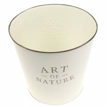 Artikel Urtepotte Zink Art of Nature Creme Ø17,5cm H15cm