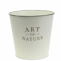 Artikel Urtepotte Zink Art of Nature Creme Ø17,5cm H15cm