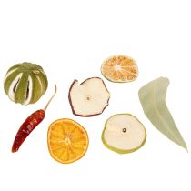 Artikel Tørrede frugtskiver til naturlig gør-det-selv-dekoration og hobbyprojekter 100 g