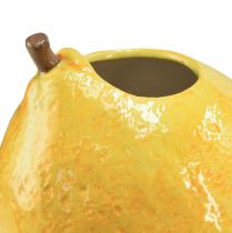 Artikel Citronvase keramikvase citrongul middelhavs H19cm