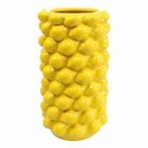 Artikel Citronvase vase citrongul sommerdekoration Ø15cm H30cm