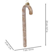 Artikel Juletræspynt i glas, nostalgisk juletræspynt, 22 cm