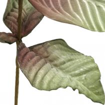 Kunstig plante deco gren grøn rød brun skum H68cm
