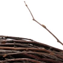 Artikel Klassisk dekorativ pilekrans til kreative arrangementer, 59 cm