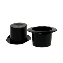 Cylinder sort 7cm 9 stk