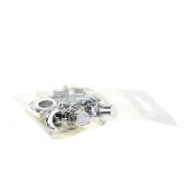 Artikel Cylinder mini sølv 12 stk