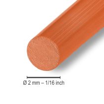 Artikel Aluminiumstråd orange Ø2mm hobbytråd aluminium 500g 60m