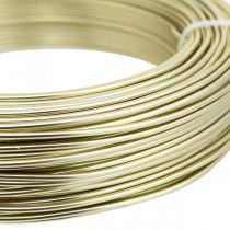 Artikel Aluminiumstråd Ø2mm champagne dekorativ wire rund 480g