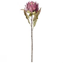 Artikel Kunstig Artiskok Stor Kunstig Blomst Dry Look Lilla 76cm