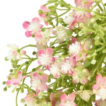 Artikel Kunstig blomsterkrans dørkrans vægdekoration Ø30cm H6cm
