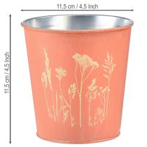 Artikel Blomsterpotte abrikos metal Ø11,5 cm H11,5 cm