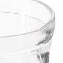 Artikel Urtepotte glas plantekasse gennemsigtig Ø11cm H10,5cm 2stk