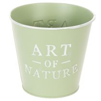 Artikel Zink urtepotte, mintgrøn, Ø15 cm, H13,5 cm