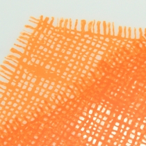Artikel Blomsterpose jutemønster orange L40cm B12-30 50 stk