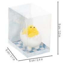 Artikel Påskekylling i Æggeskal med Badekar – Dekoration, 9 cm