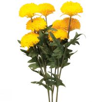 Artikel Dahlia Kunstige Dekorative Blomster Gul Blossom L64cm 3 stk