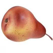 Artikel Dekorativ pære, gulbrun, efterår, høst, borddekoration sæt med 4, Ø8,5 cm