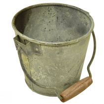 Artikel Dekorativ spand metal rust vintage Ø15/17,5/22cm sæt med 3