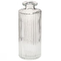 Artikel Dekorationsflasker Glas Minivaser Klar Retro H13cm 6 stk