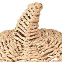 Artikel Dekorativ græskar raffia naturlig rustik efterårsdekoration Ø25cm H25cm
