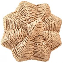Artikel Dekorativ græskar raffia naturlig rustik efterårsdekoration Ø25cm H25cm