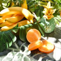 Artikel Dekorative appelsiner kunstige frugter i stykker 5-7 cm 10 stk