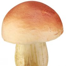 Artikel Pyntesvampe på pinde små og store brune H10/11,5cm 8 stk.