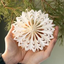Artikel Elegante papirsnefnug til vinter- og julepynt